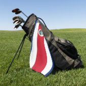 Flagge Costa Ricas Golfhandtuch (Gras)