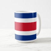 Flagge Costa Ricas Kaffeetasse (VorderseiteRechts)