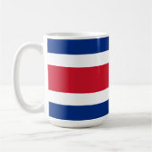 Flagge Costa Ricas Kaffeetasse (Links)