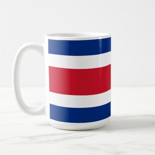 Flagge Costa Ricas Kaffeetasse (Links)