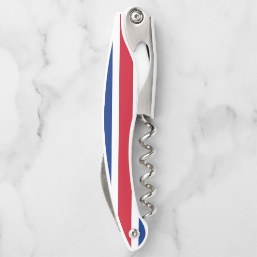 Flagge Costa Ricas Kellnermesser (Rückseite)