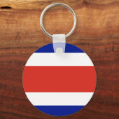 Flagge Costa Ricas Schlüsselanhänger (Vorderseite)