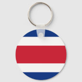 Flagge Costa Ricas Schlüsselanhänger (Vorderseite)
