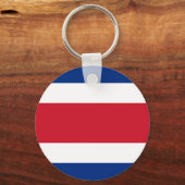 Flagge Costa Ricas Schlüsselanhänger (Rückseite)