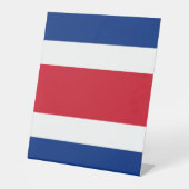 Flagge Costa Ricas Sockelschild (Vorderseite)