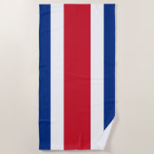 Flagge Costa Ricas Strandtuch (Vorderseite)