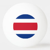 Flagge Costa Ricas Tischtennisball (Rückseite)