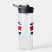Flagge Costa Ricas Trinkflasche (Rechts)