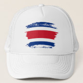 Flagge Costa Ricas Truckerkappe (Vorderseite)