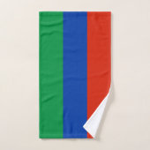 Flagge Dagestan Badhandtuch Set (Handtuch)