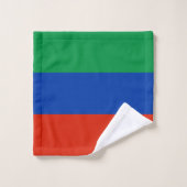 Flagge Dagestan Badhandtuch Set (Waschlappen)