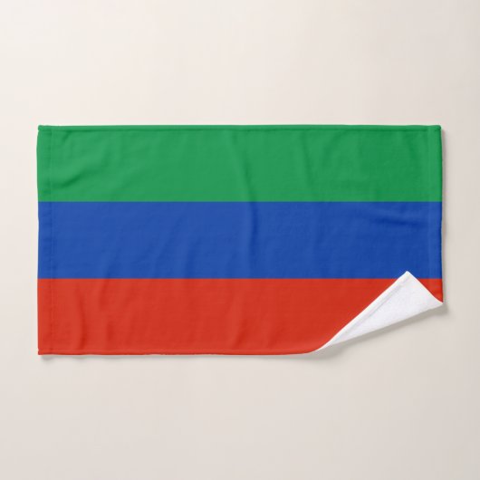 Flagge Dagestan Badhandtuch Set (Handtuch)