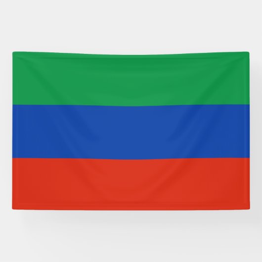 Flagge Dagestan Banner (Horizontal)