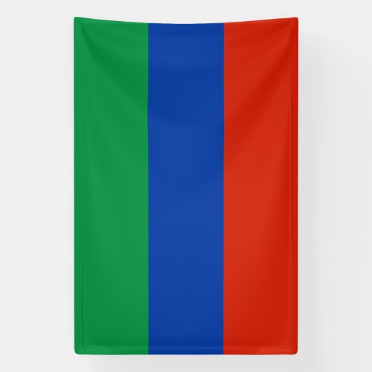 Flagge Dagestan Banner (Vertikal)