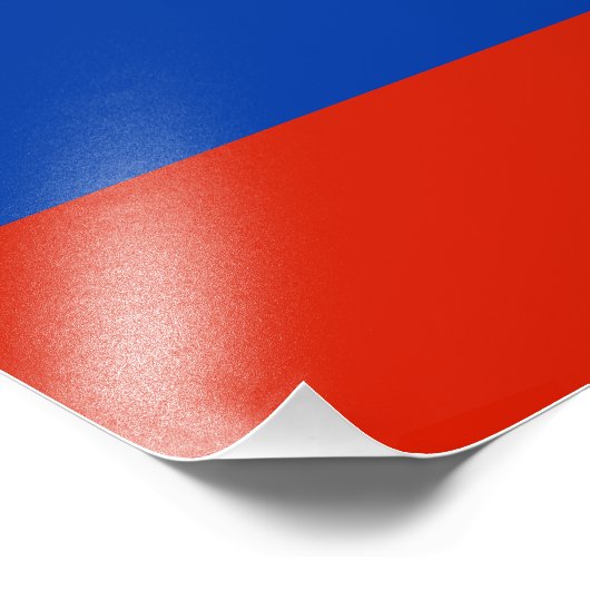 Flagge Dagestan Fotodruck (Ecke)