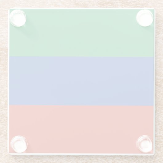 Flagge Dagestan Glasuntersetzer (Rückseite)