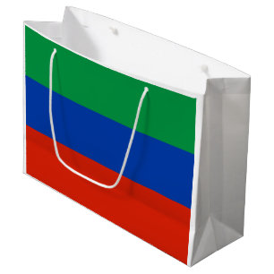 Flagge Dagestan Große Geschenktüte