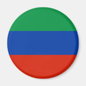 Flagge Dagestan Magnet (Vorne)