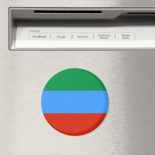 Flagge Dagestan Magnet (In Situ (Geschirrspüler))