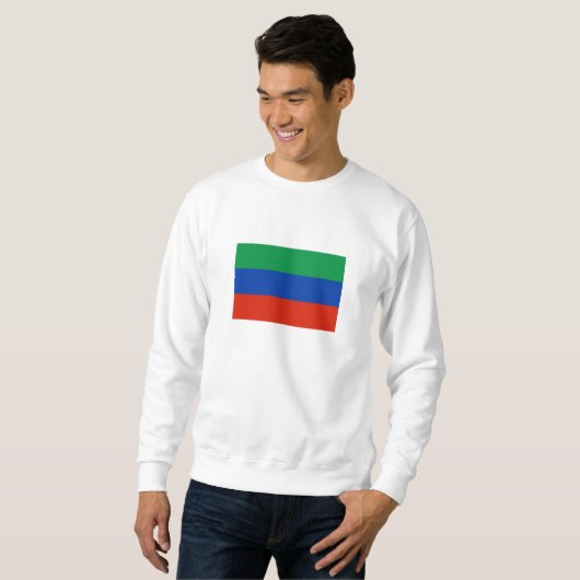 Flagge Dagestan Sweatshirt (Vorne ganz)