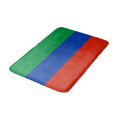 Flagge Dagestans Badematte (Schrägansicht)