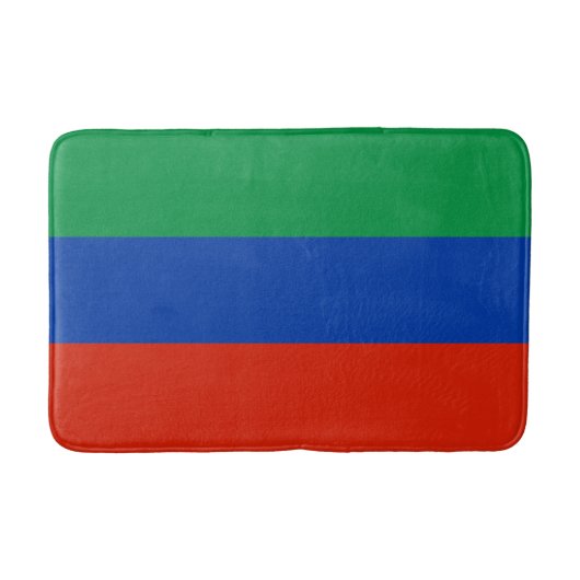Flagge Dagestans Badematte (Vorderseite)