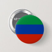 Flagge Dagestans Button (Vorne & Hinten)