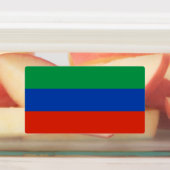 Flagge Dagestans Etiketten (Befestigt)