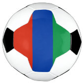 Flagge Dagestans Fußball (Gedreht)