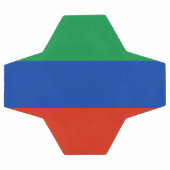 Flagge Dagestans Fußball (Flach)
