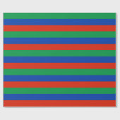 Flagge Dagestans Geschenkpapier (Flach)