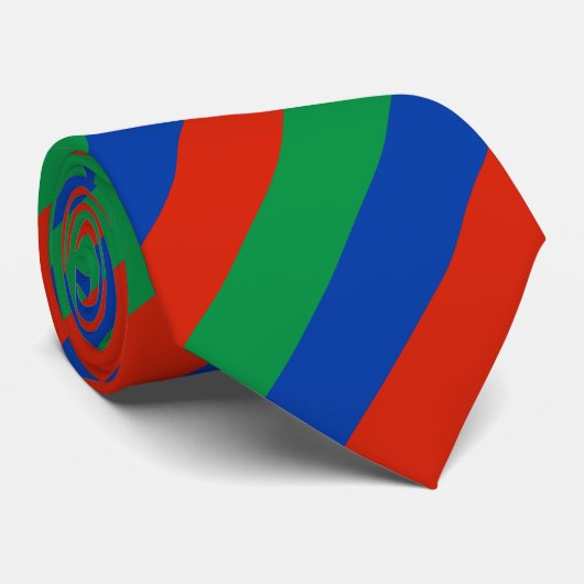 Flagge Dagestans Krawatte (Gerollt)