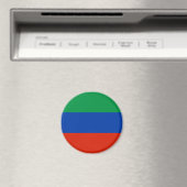 Flagge Dagestans Magnet (In Situ (Geschirrspüler))