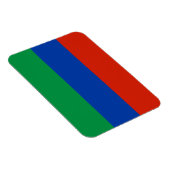 Flagge Dagestans Magnet (Rechte Seite)