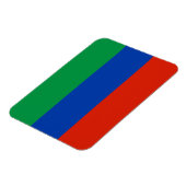 Flagge Dagestans Magnet (Linke Seite)