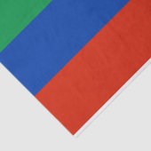 Flagge Dagestans Seidenpapier (Ausschnitt)