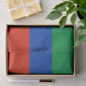 Flagge Dagestans Seidenpapier (Geschenk)