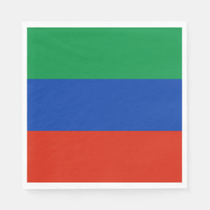 Flagge Dagestans Serviette