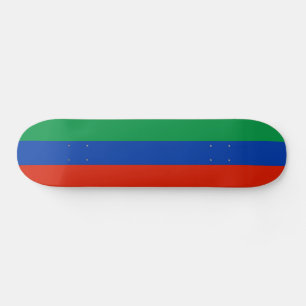 Flagge Dagestans Skateboard