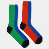 Flagge Dagestans Socken (Rechts)