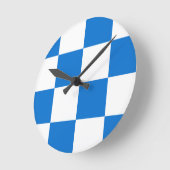 Flagge Dalfsens Runde Wanduhr (Winkel)