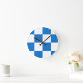 Flagge Dalfsens Runde Wanduhr (Zuhause)