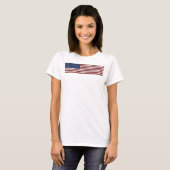 Flagge-Damen-Spaghetti-Spitze T-Shirt (Vorne ganz)