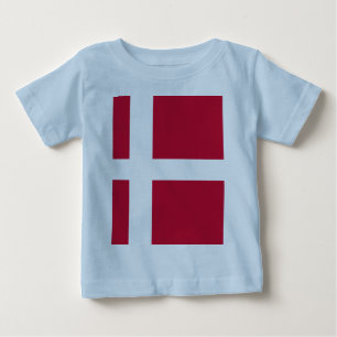 Flagge Dänemarks Baby T-shirt