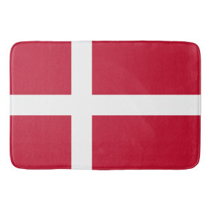 Flagge Dänemarks Badematte