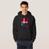 Flagge Dänemarks Fischerei in Dänemark Hoodie (Vorne ganz)