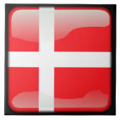Flagge Dänemarks Fliese (Vorderseite)