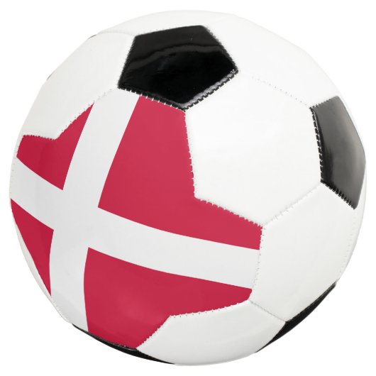 Flagge Dänemarks Fußball (Dreiviertel)