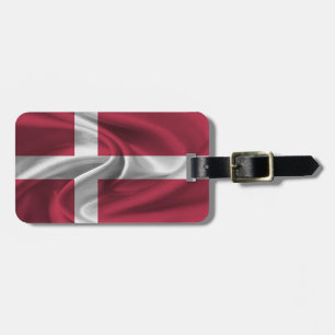 Flagge Dänemarks Gepäckanhänger