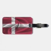 Flagge Dänemarks Gepäckanhänger (Rückseite horizontal)